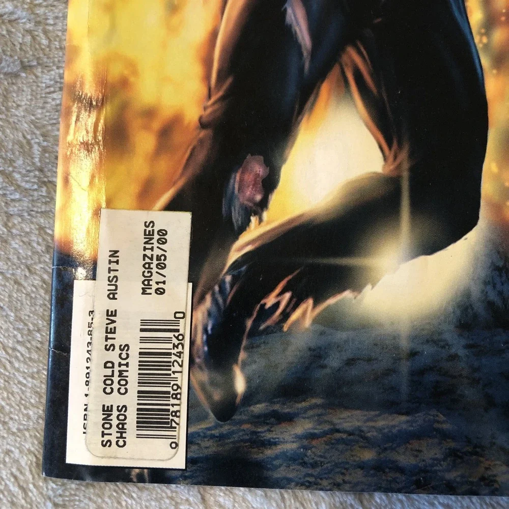 Vtg Stone Cold Steve Austin Chaos Comics WWF #3 Jan 2000 Wrestling Comic Book